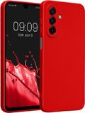 kwmobile metallic telefoonhoesje van TPU - geschikt voor Samsung Galaxy A17 4G / 5G - Flexible case voor smartphone - In metallic donkerrood