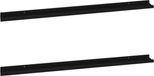 vidaXL Wandschappen 2 st 115x9x3 cm zwart