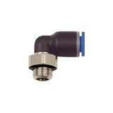 Riegler L-steekkoppeling Blauwe serie draaibaar G 3/8 buiten Ø 8 mm