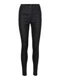 VERO MODA Bestseller A/S Dames VMSOPHIA HR Skinny Coated Pants, Black