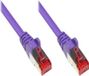 Câble patch Cat. 6, 1,5 mètre, S/FTP, PiMF, violet, RJ45, PVC