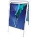 KlikA Stoepbord 50x70 cm wit buismodel
