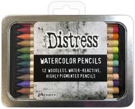 Ranger Tim Holtz Distress Watercolor Pencils 12 st Kit #4 TDH83580