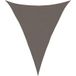 Voile d'ombrage 160 g/m² anthracite 3x4x4 m PEHD