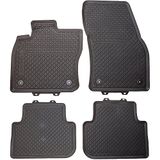 Volkswagen 5NB06150082V all-weather vloermatten set voor/achter, zwart