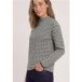 Icecat Pull à col roulé et motif jacquard