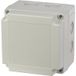 Fibox Enclosure, PC, metric knock-outs Grey cover 6016309 Boîtier universel 130 x 130 x 100 x 100 Polycarbonate Gris-blanc (RAL 7035) 1 pièce(s)