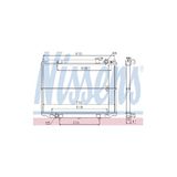 NISSENS Kühler, Motorkühlung 67356 | Compatibel met: NISSAN PICK UP