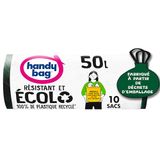 Handy Bag Ecolo vuilniszakken met schuifgrepen 50 x 10 zakken