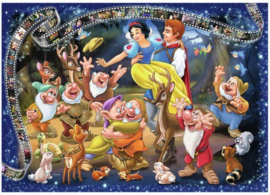 Ravensburger puzzel Disney Sneeuwwitje legpuzzel 1000 stukjes cartoon