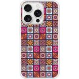 Apple iPhone 16 Patchwork mandala Verstevigd hoesje met sublimatie bedrukking