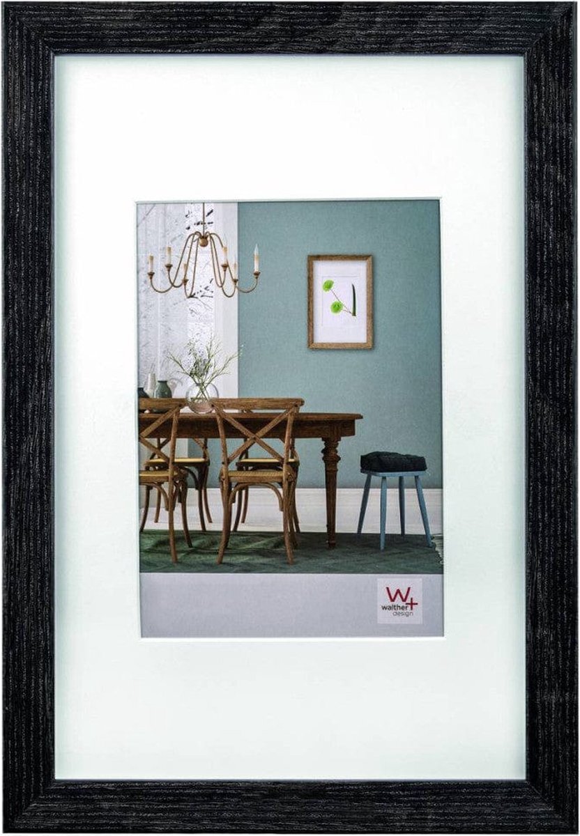 Walther Design Design Fiorito Houten Fotolijst - 50x60 cm - Donker Grijs