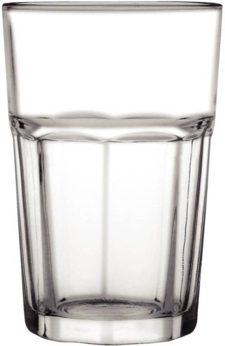 Olympia Drinkglas half paneel 285 ml - 12 stuks