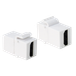 LogiLink 2xHDMI Keystone Module - White