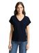 Tom Tailor Structuur T-shirt met V-hals voor vrouw