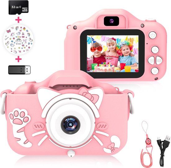 Ilona Digitale Kindercamera HD 1080p Roze