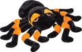 Suki gifts Pluche knuffel spin - tarantula - zwart/oranje - 82 cm - speelgoed - XXL-size