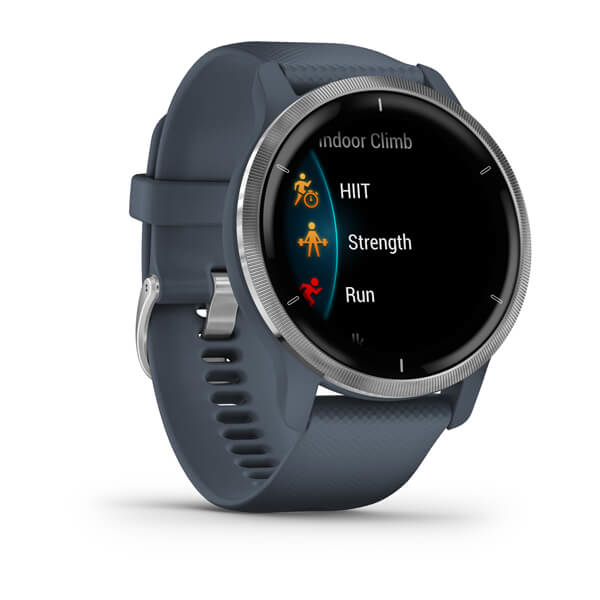 Garmin Venu 2 Smartwatch - 45mm - AMOLED - GPS - Granite Blue