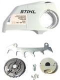 Stihl Kettingsnelspanning retrofitset voor MS 170, 180, 210, 230, 250 - zwart / oranje