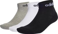 adidas Sportswear Chaussettes mi-hauts matelassées 3 paires Unisexe Gris 46-48