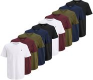 Jack&Jones T-shirt JPRBLABRODY TEE CREW NECK 10PK Set van 10