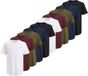 Jack&Jones T-shirt JPRBLABRODY TEE CREW NECK 10PK Set van 10