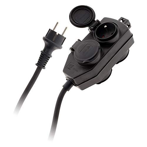 Zenitech Inotech Verlenging behuizing constructie aansluitdoos - 4-weg IP44 kabel 3 g 1,5 5 m H07Rn-F-Longueur Nf