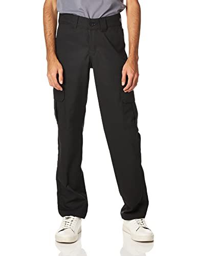 Dickies Men's Slim Straight Stretch Twill Cargo Pants - Black - 28W / 32L