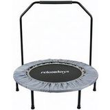 Sans marque Fitness trampoline - Ø102 cm - opvouwbaar - grijs