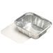 Papstar 14501 wegwerpvoedselverpakking Aluminium, Karton, Kunststof Zilver