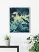 Komar Muurafbeelding - Mur en Ruine - Grootte: 40 x 50 cm - Poster, kunstdruk, decoratie, woonkamer, slaapkamer (zonder lijst)
