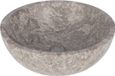 Differnz Boomer Waskom - 21x12cm - rond - Marmer - Grijs