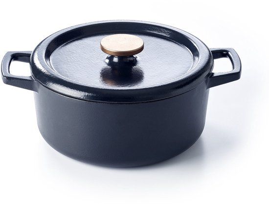 Alva Braadpan - Dutch Oven - Nori - Gietijzer ø 26 cm - Zwart