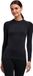 FALKE Maximum Warm Round Neck dames shirt met lange mouwen zwart - maat L