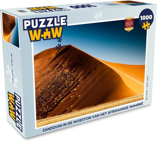 MuchoWow Puzzel Zandduin in de woestijn van het Afrikaanse Namibië - Legpuzzel - Puzzel 1000 stukjes volwassenen