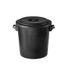 Stefanplast Buitenprullenbak - 50 liter - Zwart