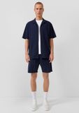QS s.Oliver QS Bermuda donkerblauw katoen regular fit M