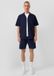 QS s.Oliver QS Bermuda donkerblauw katoen regular fit M