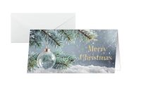 Sigel Kerstkaart 'Snow Idyll', DIN lang, inclusief envelop