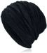 LGT JWLS Ruime Heren Beanie Muts zonder Manchet - Zwart