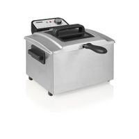 Princess Friteuse 184090 - Grande friteuse avec 1 panier - 5 Litres - 3270 W - Fenêtre de visualisation - Zone froide