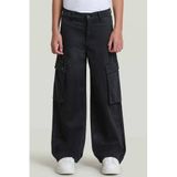 G-STAR straight leg cargobroek - zwart
