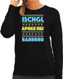 Bellatio Decorations Apres ski sweater dames - Ischgl - zwart - M