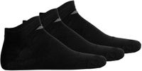 Emporio Armani Heren 3-Pack Sneakersokken Zwart EU 44-47