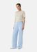 comma Broek met elastische tailleband en steekzakken, lichtblauw, maat 34