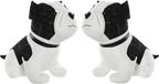 Item International Item Deurstopper Hond - 2x - 1 kilo - wit/zwart - polyester - 29 x 18 x 26 cm
