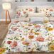 PETTI Artigiani Italiani Winterdekbed, tweepersoonsbeddekbed, eenkleurig, witte digitale print, 100% anti-allergische microvezel, gemaakt in Italië