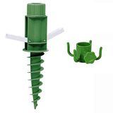 Sekey Parasolhouder, grondanker, strand of aarde, met grondpluggen voor parasolstokken tot 22-32 mm