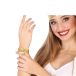 Atosa Bracelet de Lauriers Doré