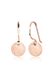 Elli Oorbellen Circle Minimaal Trend 925 Zilver rosegoud verguld